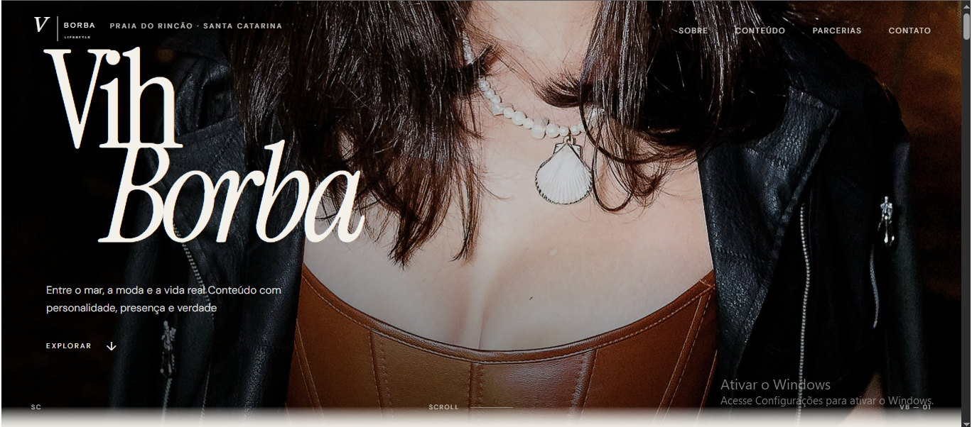 Site da Vih Borba desenvolvido pela MantovaniSys